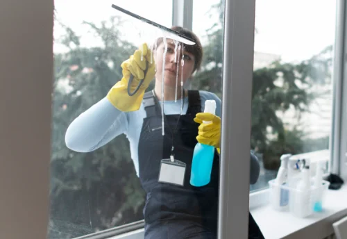 Nettoyage de vitres intérieures et extérieures à Limalonges